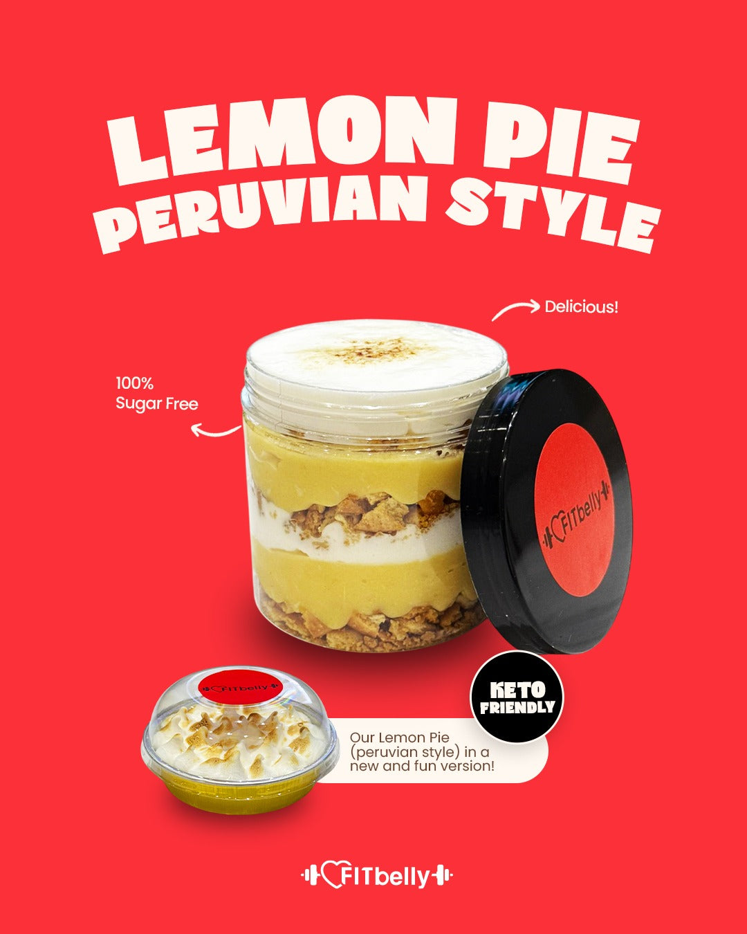 Fit Lemon Pie – Peruvian Style (Keto & Sugar-Free) (Jar) (Nationwide)