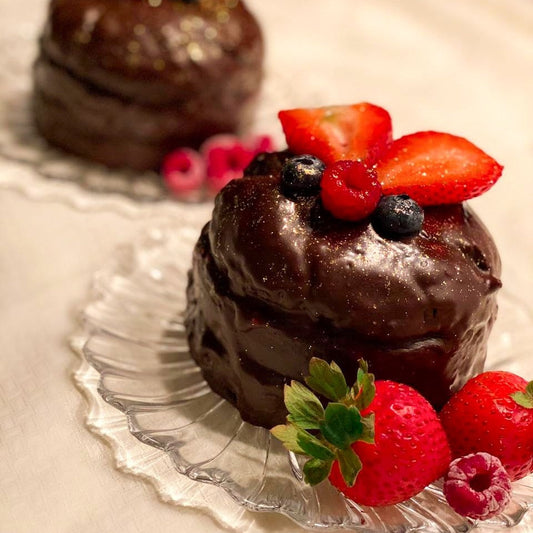 Mini Vegan Chocolate Cake for 2 – 100% Guilt-Free Indulgence