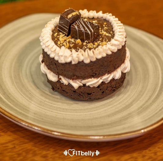 Mini Sublime (peanut butter + chocolate) Cake – Sugar-Free | Protein Optional | Diabetic-Friendly